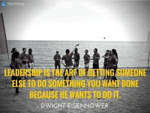 charming life pattern: leadership - quote - dwight eisenhower