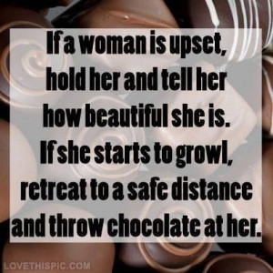 Throw Chocolate at her