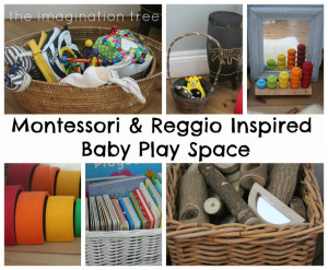 montessori and reggio inspired baby play area from http ...