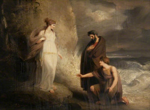 Telemachus Landing on the Isle of Calypso (from Homer's 'Odyssey')