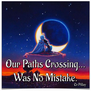 Our Paths Crossing Was No Mistake Fate Quote