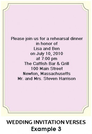 Dinner Invitations Part Wedding Rehearsal Invites Wording
