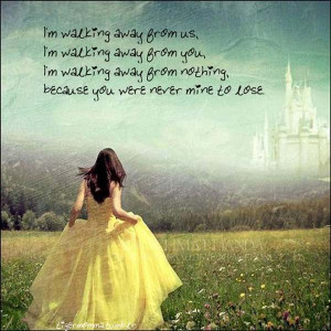Walking Away Moving On Quote