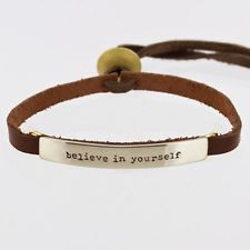... Far Fetched Leather Bracelet Cuff Quote Bracelet Leather Handmade
