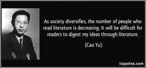 More Cao Yu Quotes