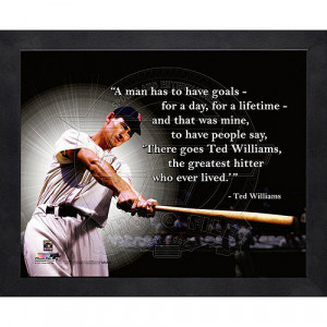Ted Williams Baseball Player Quotes Boston Red Sox Ted Williams