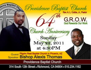 Church Anniversary Theme