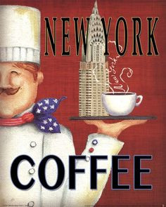 New York ☮ Coffee or Tea? Vintage art and quotes ☮ More