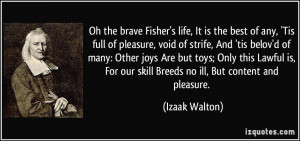 More Izaak Walton Quotes