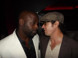 Rob Morrow Daily - NUMB3RS reunion at Alimi's birthday party!