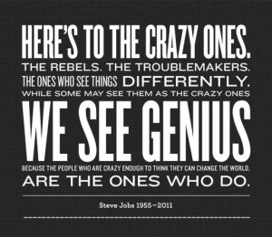 Steve Jobs quote #genius