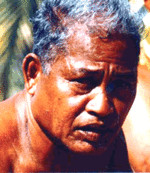 Navigator Mau Piailug (1932 - 2010) of Satawal island, Micronesia