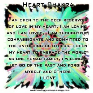 Heart Chakra Affirmation