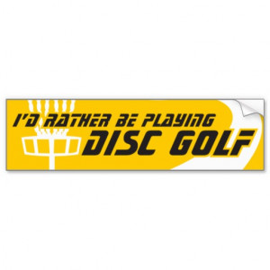 Disc Golf Bumper Sticker Shirt