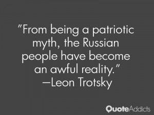 From being a patriotic myth, the Russian people have become an awful ...