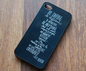 Quote iPhone Case - For Apple iPhone 4/4s, iPhone 5/5s, iPhone ...