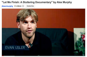 Film student Alex Murphy created a short documentary, “Let Me Finish ...