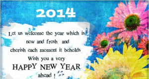 Best New Year Quotes 2013 In English ~ Happy new year 2014 short sms ...