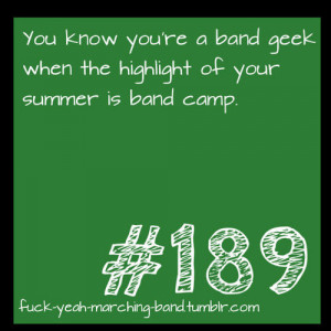 Marching Band Quotes Clarinet One time, at band camp.