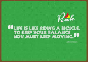 Limited Edition' Peak A3 Einstein Quote Poster