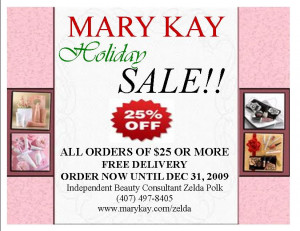 Mary Kay Holiday Sale Image