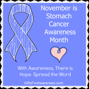 Stomach Cancer Awareness Month is November