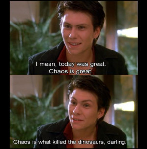 ... remember Christian Slater in the 80s movie Heathers??? LOVE HIM