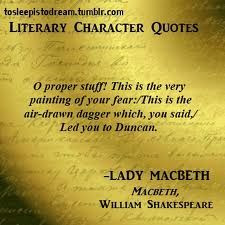 This quote talks about how fear took over macbeth's body with ...