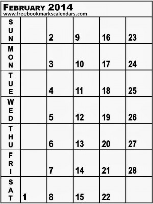 February Planner Blank...