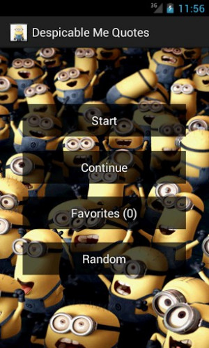 Despicable Me Minions Funny Quotes