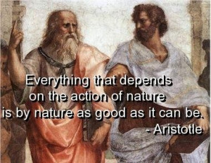 Aristotle quotes and sayings meaningful nature wise
