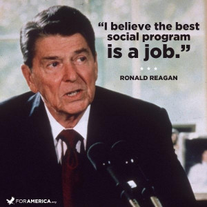 Ronald Reagan was a smart man!