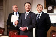 Yes, Prime Minister. Image shows from L to R: Sir Humphrey Appleby ...