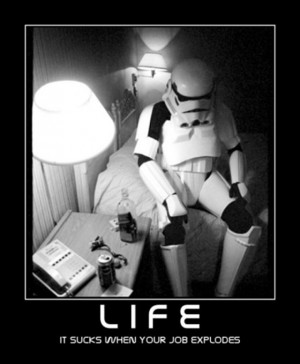 VH Funny-Stormtrooper-Life-Poster