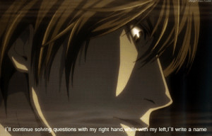 Favorite Light Yagami quote