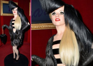 New Lady Gaga wax figure at Madame Tussauds NY