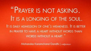 Prayer Is Not Asking.