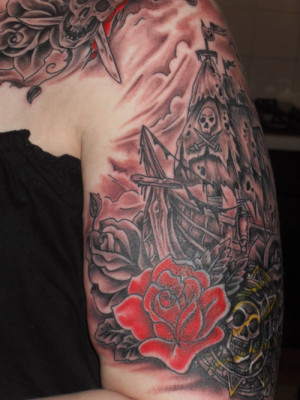 Cool Pirates Of The Caribbean Tattoo Sleeve Themed And picture