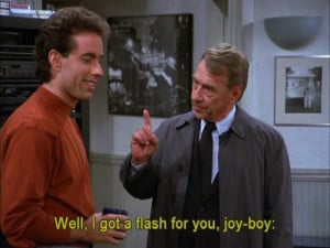 Seinfeld quote - Lt. Bookman to Jerry, 'The Library'