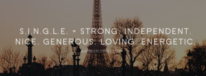 Click to view single means strong independent nice facebook cover ...