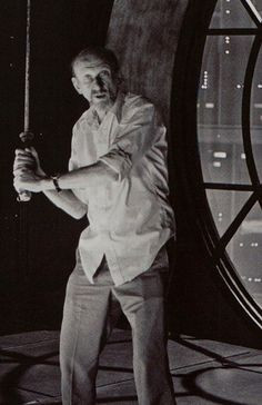 Irvin Kershner schools Hamill in the Jedi arts on the Reactor Control ...