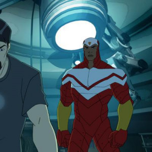 Tony Stark and Falcon on 'Marvel's Avengers Assemble'