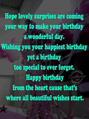 Birthday Quotes, Sayings for 40th, 50th, 60th birthdays