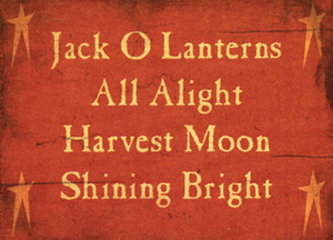 ... Stuff - Halloween Plaques / Signs - Jack 'O' Lantern Sayings Black