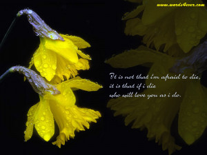 Beautiful Quotes with Flower Background