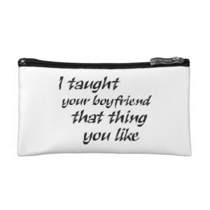 Funny humor quotes gifts cosmetic bags joke gift