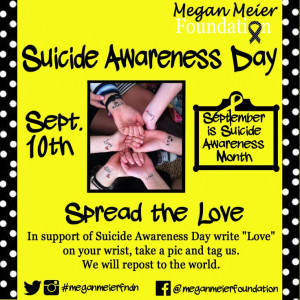 Suicide Awareness Day.