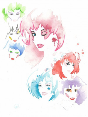 Jem and the Holograms by ~JAWart72880S, Hologram Watercolors, Stuff ...