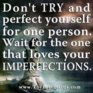 embrace your imperfections