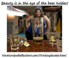 the eye of the beer holder.